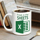 Humorous Excel Spreadsheet Mug