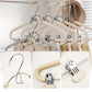 Non-Slip Clothes Hangers with Clips and Hook