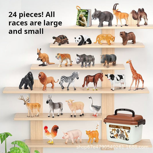 🦖28PCS Simulation Animal Models - Exploring the Fantasy Animal World