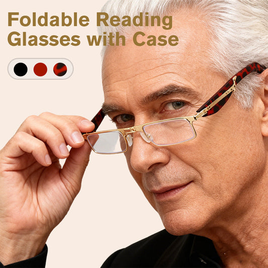 🎁Last Day 49% OFF-Foldable Anti-Blue Light Reading Glasses with Case