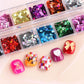 ✨50% OFF NOW! 🔥12-Color Square Glitter Nail Art Sequin Set🎉