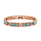 Antique Copper Finish Magnetic Stone Bracelet