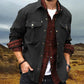 Men’s Flannel-Lined Western Snap Jacket