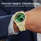 💎 Steal the Spotlight! Full Rhinestone Men's Quartz Watch | Luxe Design, Statement Look🕶️