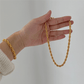Layered Gold Twist Rope Necklaces & Bracelets