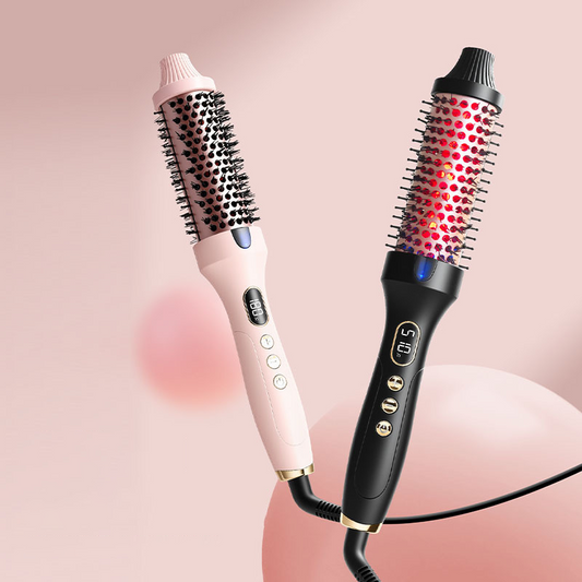 🔄 2-in-1 Magic Styler | Heated Straightener & Curler Comb | Switch Styles in Seconds ✨【-50%】