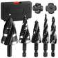 🔥5-Piece HSS Step Drill Bit Set for Metal