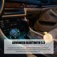 Transmisor Bluetooth FM Universal de Doble Puerto para Coche