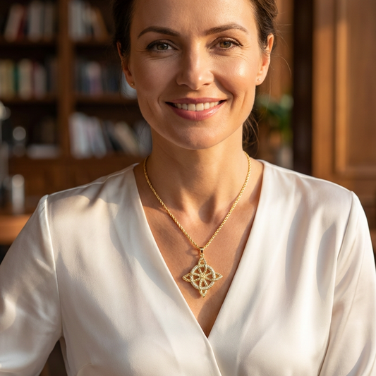 ✨🔥Unisex Witch Knot Pendant Necklace📿