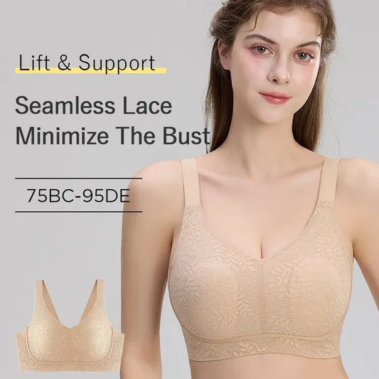 Plus-Size Wireless Minimizer Bras