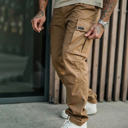👖💼 57% off ⚡ Classic Multi-Pocket Cargo Pants for Men – Relaxed Fit, Durable & Breathable, Sizes 2XL–4XL! 🌿🖤