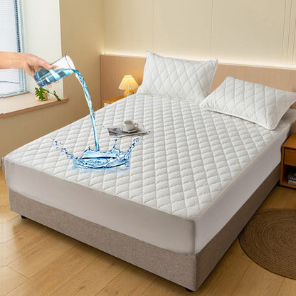 Waterproof Quilted Mattress Cover & Pillowcases Set