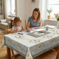⏳Limited-time 50% off⏰Elegant Waterproof Embossed Floral Tablecloth💮