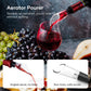⏳50% de descuento por tiempo limitado⏰ Set de abridor de vino eléctrico - Sacacorchos recargable por USB con 6 accesorios🍷🤹