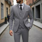 Men's Slim-Fit 3-Piece Suit Set