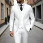 Men's Slim-Fit 3-Piece Suit Set