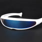 Lightweight Futuristic Shield Sunglasses