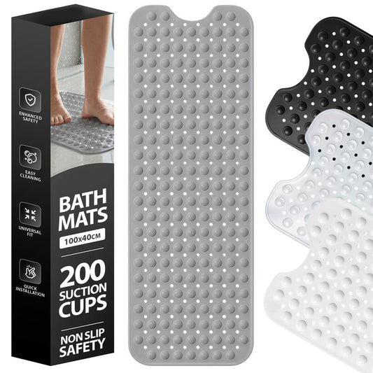 🔥While Supplies Last 50% OFF!🎉 40"x16" Non-Slip Bathtub Mat with Suction Cups