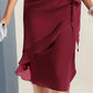 Elegant Fashion Solid Color Dress