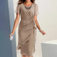 Elegant Fashion Solid Color Dress