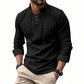 👕 50% OFF NOW! 🔥 Plain Linen-Cotton Blend Shirt for Men – Breathable & Lightweight, Relaxed Fit & Versatile Style 🌿