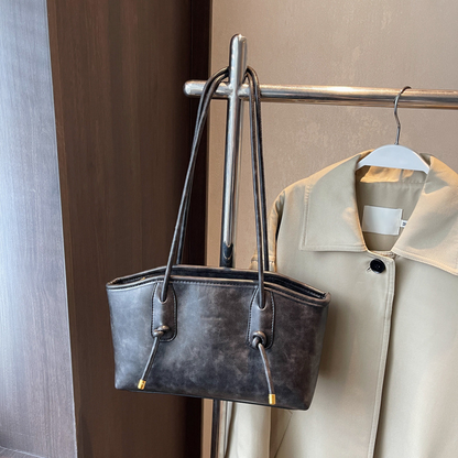 ⏳Oferta por tiempo limitado⏰ Bolso de hombro de piel sintética vintage para mujer