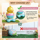 🎁OFERTA DE PASCUA – 🐰🎉3 Globos Gigantes de Conejo 3D de Pie, Autosuficientes, Alegría Festiva