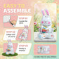 🎁OFERTA DE PASCUA – 🐰🎉3 Globos Gigantes de Conejo 3D de Pie, Autosuficientes, Alegría Festiva