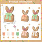 🐰 Brand New for 2026 | Easter Bunny Gift Bags with Ribbons | Ready-to-Fill in Seconds 🎀【24-Pack】