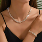 💎 ¡50% DE DESCUENTO AHORA! ✨ Juego de collar y pulsera ajustables de hojas con diamantes de imitación – Diseño elegante, cristales brillantes y regalo perfecto 🍃