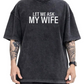💎 ¡50% DE DESCUENTO! 💎 Camiseta divertida para hombre "Déjame preguntarle a mi esposa" – Mezcla de algodón premium, corte atlético y humor que inicia conversaciones 😄👕