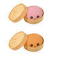 Cute Dumpling Squeeze Toy with Steamer