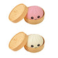 Cute Dumpling Squeeze Toy with Steamer
