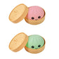Cute Dumpling Squeeze Toy with Steamer