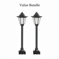Vintage Solar-Powered Hexagonal Garden Lights