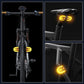 💎 ¡50% DE DESCUENTO! 💎 Luz Trasera de Bicicleta con Control Remoto Inalámbrico – 38 LED, 5 Modos y 5 Horas de Batería para un Giro Seguro y Manos Libres 🚴‍♂️🔴