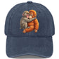 Vintage Cute Animal Print Baseball Cap