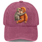 Vintage Cute Animal Print Baseball Cap