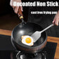 💎 ¡50% DE DESCUENTO! 💎 Wok de hierro grueso sin revestimiento con tapa – Hierro puro saludable, tamaño familiar y apto para todas las cocinas 🍳🔥