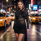 💎 ¡50% DE DESCUENTO! 💎 Vestido mini ceñido de encaje para mujer – Cuello cruzado, drapeado asimétrico y silueta que realza la figura 💃🖤