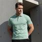 💎 ¡52% DE DESCUENTO! 💎 Camiseta de hombre de manga corta y solapa de secado rápido – Corte atlético, resistente a las arrugas y perfecta para el trabajo o el fin de semana 👕✨