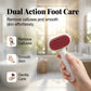 🎉 2026 Sale — Over 26,200 Sold!🦶 Double Sided Stainless Steel Foot Scraper Callus Remover ✨