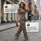 💎 50% OFF THE LEOPARD PRINT JUMPSUIT! 💎 V-Neck, Wide-Leg & Waist-Defining All-in-One ✨