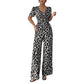 💎 50% OFF THE LEOPARD PRINT JUMPSUIT! 💎 V-Neck, Wide-Leg & Waist-Defining All-in-One ✨