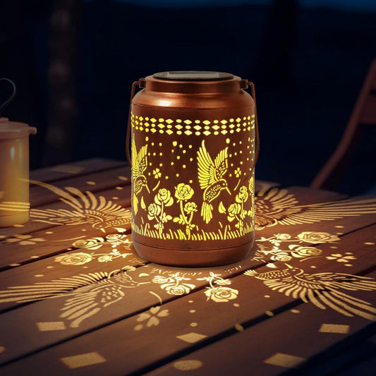 📢📢50% OFF !!!⏰Solar Hummingbird Lantern for Garden Decor🌟
