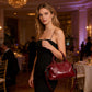 Bolso de mano grande para mujer con asa superior blanda
