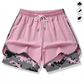 Pantalones Cortos Deportivos Casuales para Mujer con Forro Incorporado