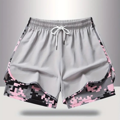 Pantalones Cortos Deportivos Casuales para Mujer con Forro Incorporado
