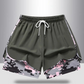 Pantalones Cortos Deportivos Casuales para Mujer con Forro Incorporado