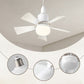 🔥Nuevo lanzamiento 2026🔥 Ventilador de techo y luz portátiles 2 en 1 con control remoto